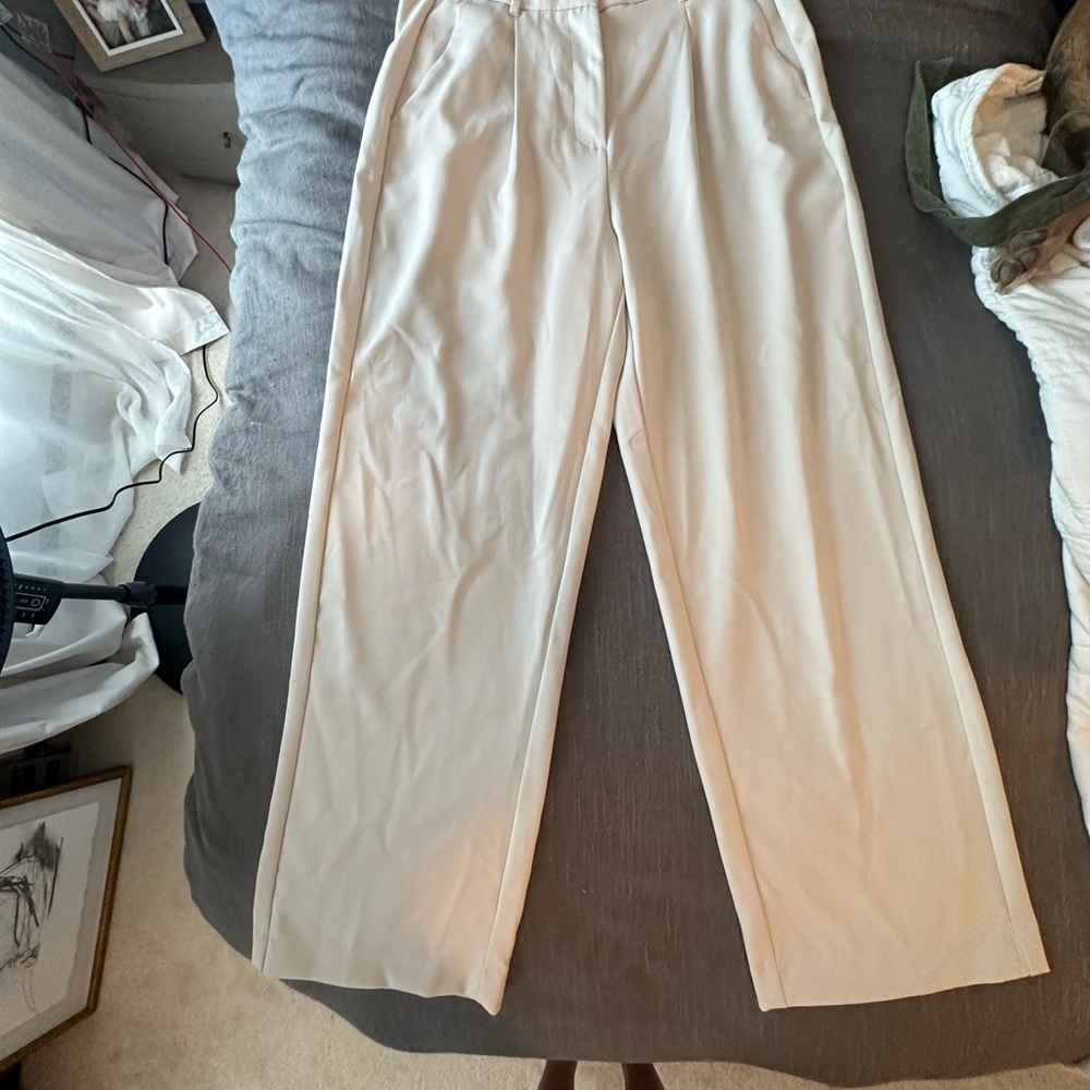 Cream Trouser